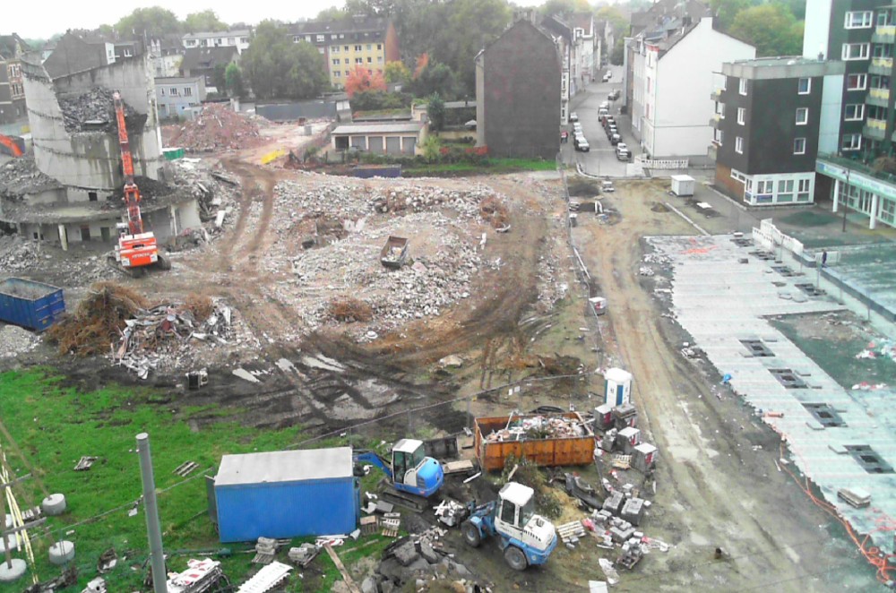 Glückaufplatz am 16. Oktober 2013