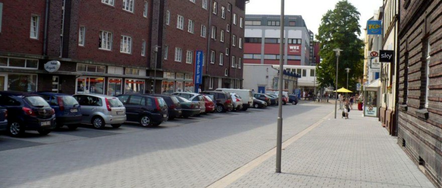 Blick in die Wanner Straße