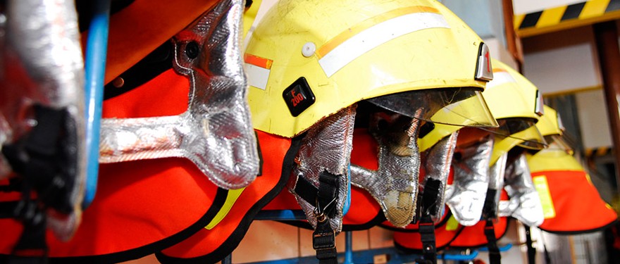 Feuerwehrhelme