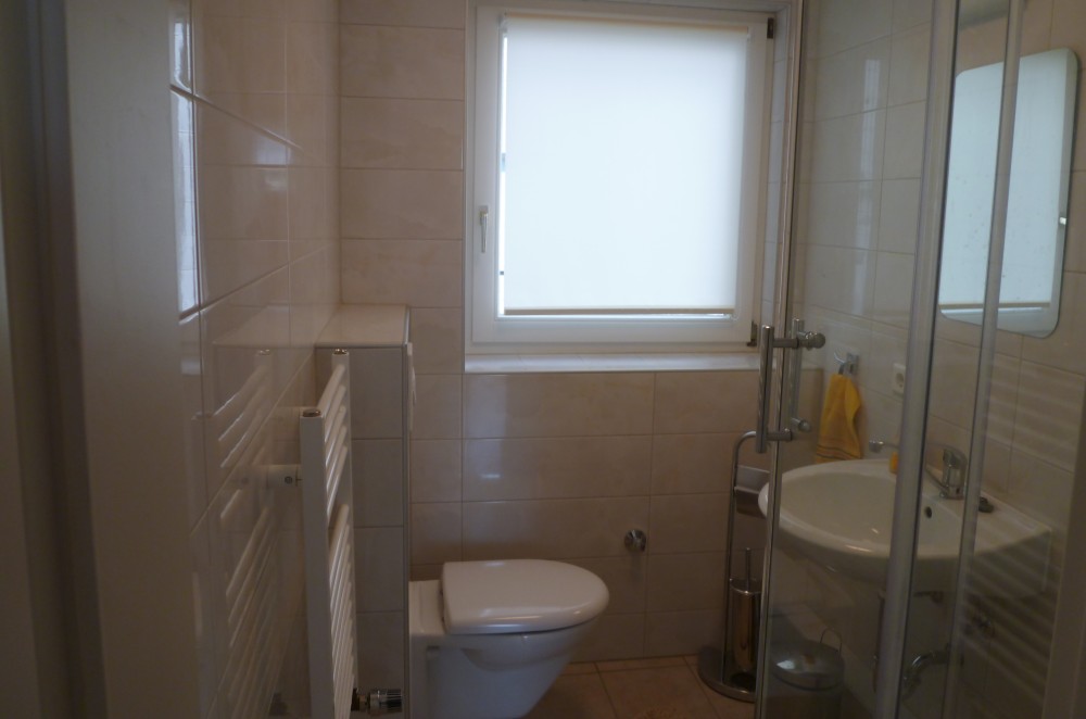 Ferienwohnung Höcker Bad mit Dusche