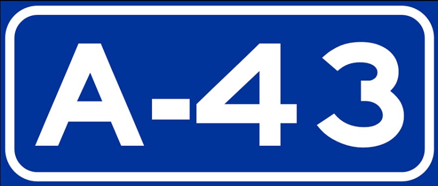 Autobahnschild A43