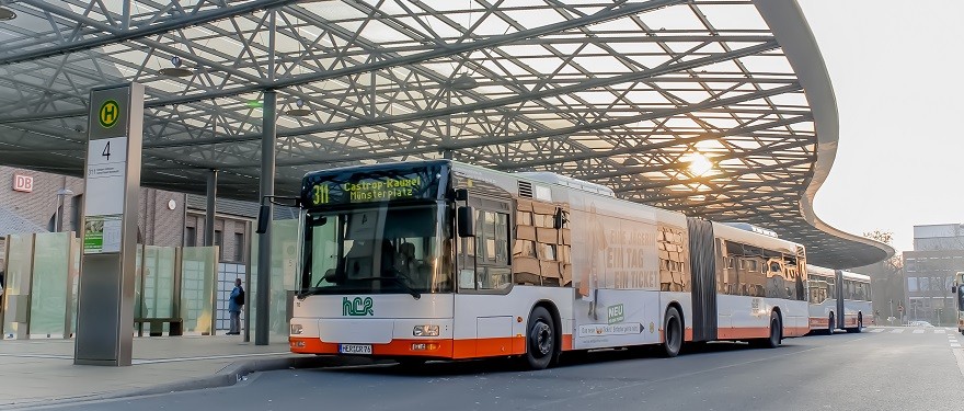 Bus am Herner Bahnhof