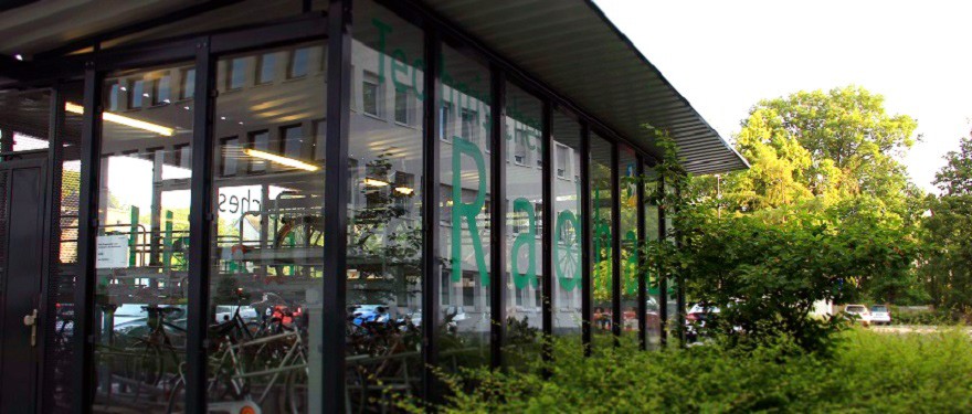Radabstellanlage am Technischen Rathaus