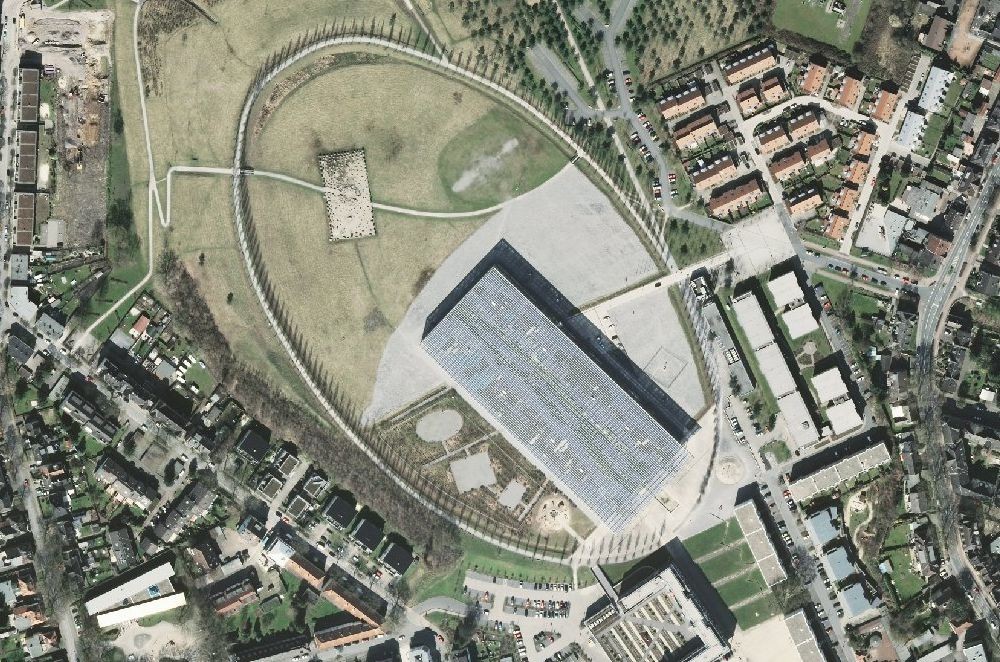 Luftbild der Akademie Mont-Cenis aus dem Jahr 2009