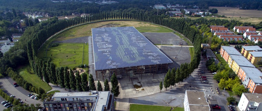 Drohnenaufnahme der Akademie Mont-Cenis