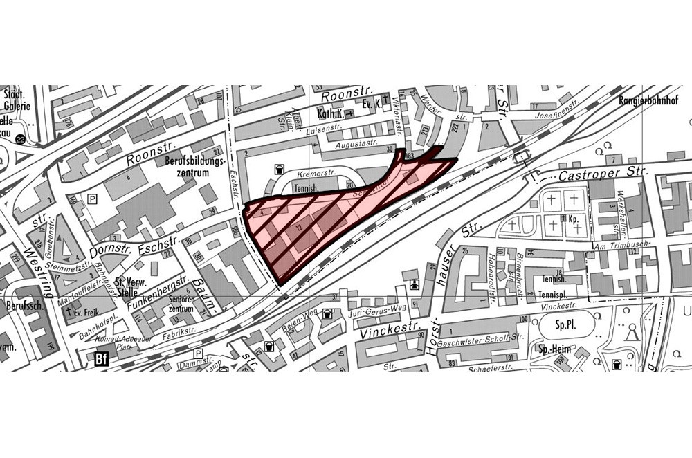 Lage im Stadtgebiet